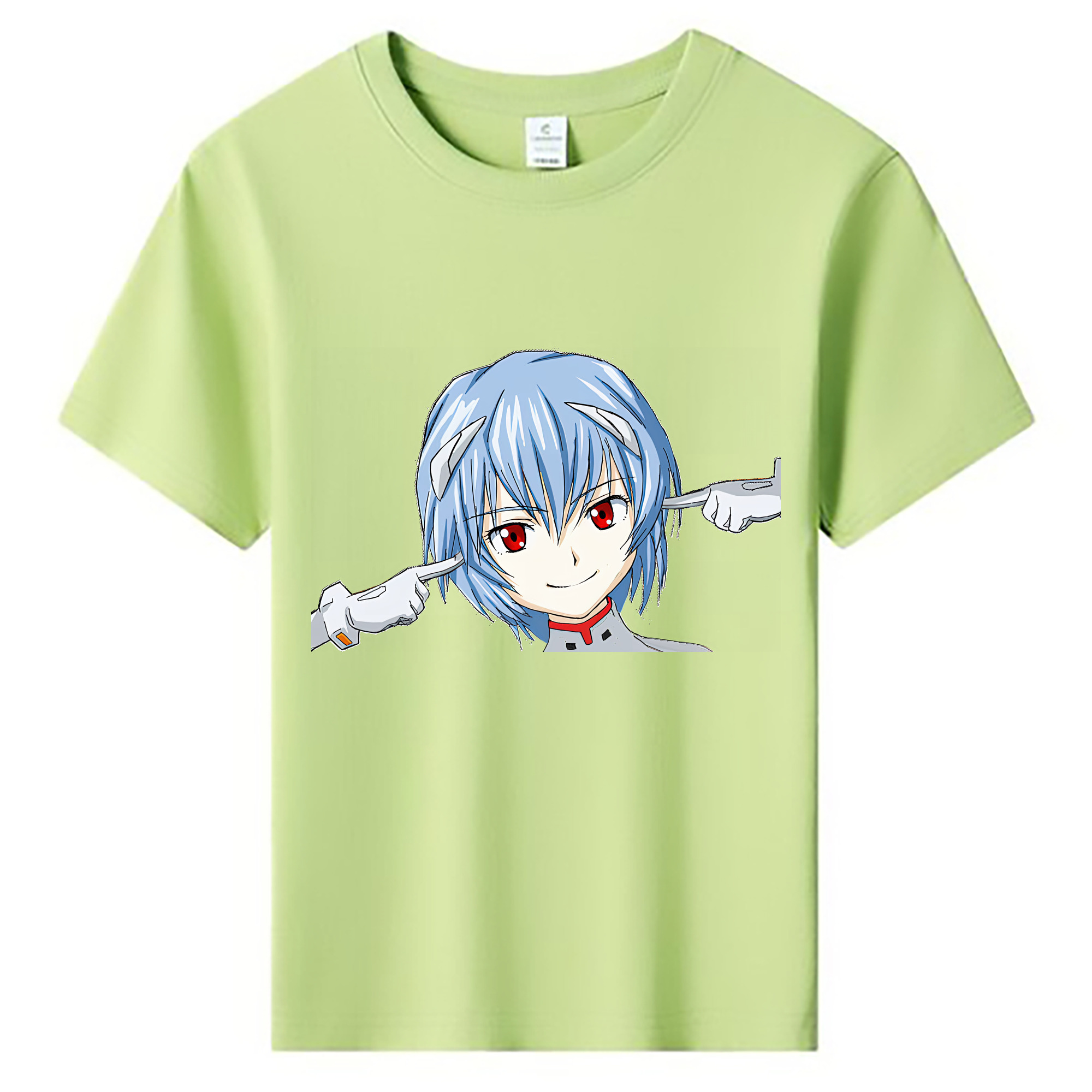 （画像用） EVA 新世紀エヴァンゲリオン 綿100％キッズTシャツ（フロントプリント）